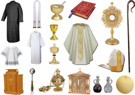 utensils of the mass.